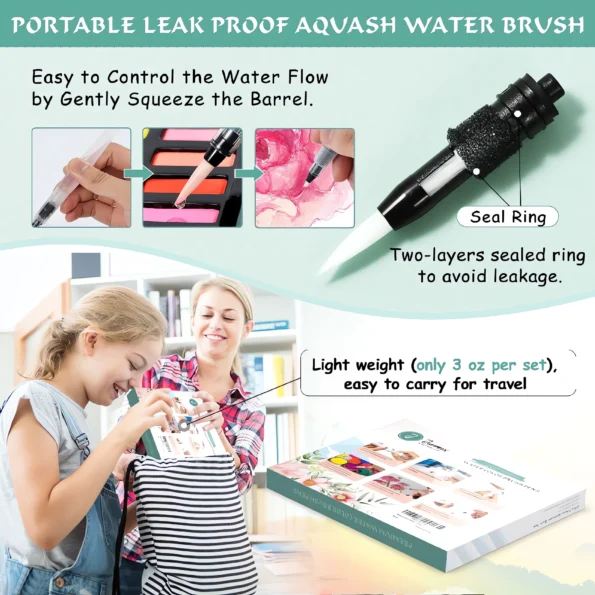 065-Watercolor Brush Pens Set with Assorted Tips