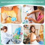 065-Watercolor Brush Pens Set with Assorted Tips (9)