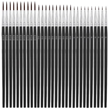 066-Miniature Detail Paint Brushes Set for Acrylic