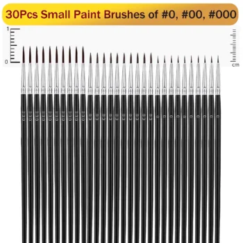 066-Miniature Detail Paint Brushes Set for Acrylic
