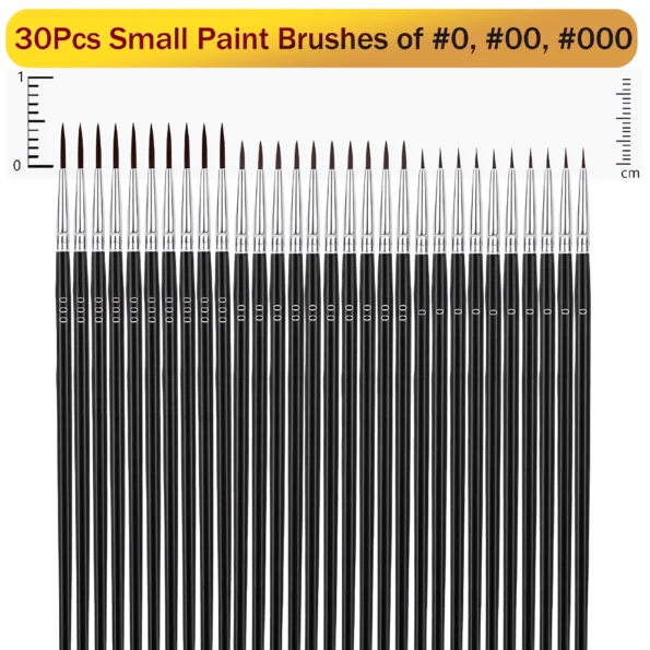 066-Miniature Detail Paint Brushes Set for Acrylic