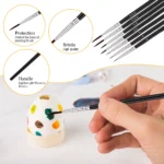 066-Miniature Detail Paint Brushes Set for Acrylic (3)