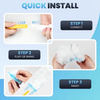 072-duster refills with handle for cleaning