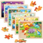 076-Wooden Jigsaw Puzzles for Kids Educational Toy