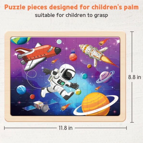 076-Wooden Jigsaw Puzzles for Kids Educational Toy