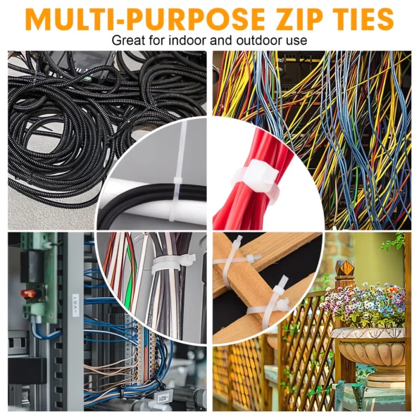 078-Heavy Duty Nylon Zip Ties-SKU-