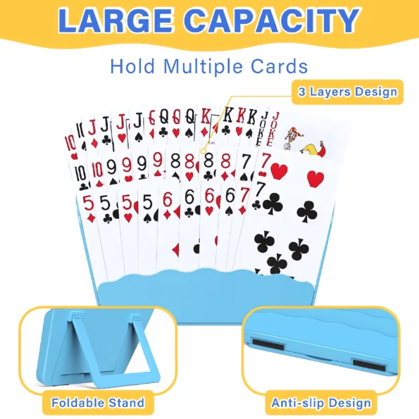 079-Playing card holder stand-