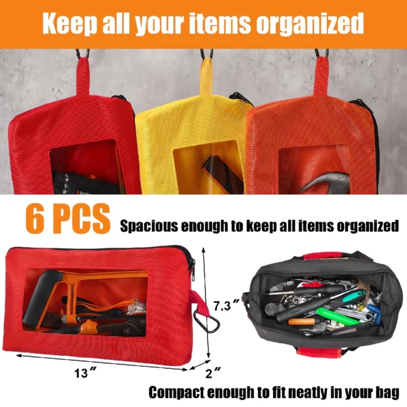 086-small tool pouch with zipper