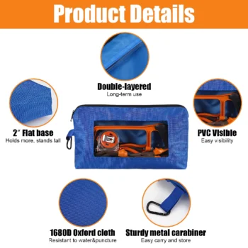 086-small tool pouch with zipper