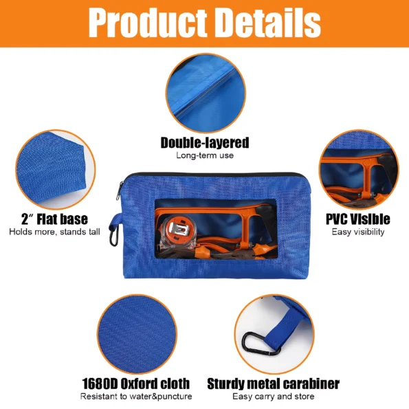 086-small tool pouch with zipper