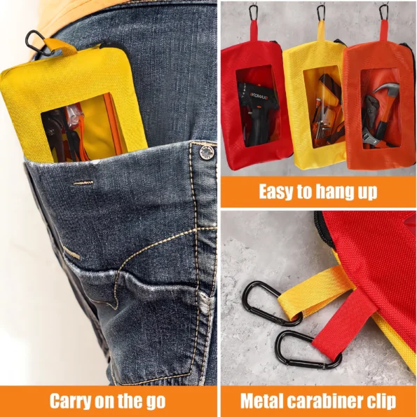086-small tool pouch with zipper