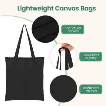 088-blank canvas tote bags for DIY-