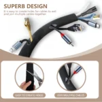 093-cable management sleeves organizer