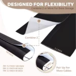 093-cable management sleeves organizer