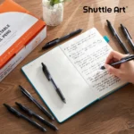 094-black gel ink pens retractable smooth writing (1)