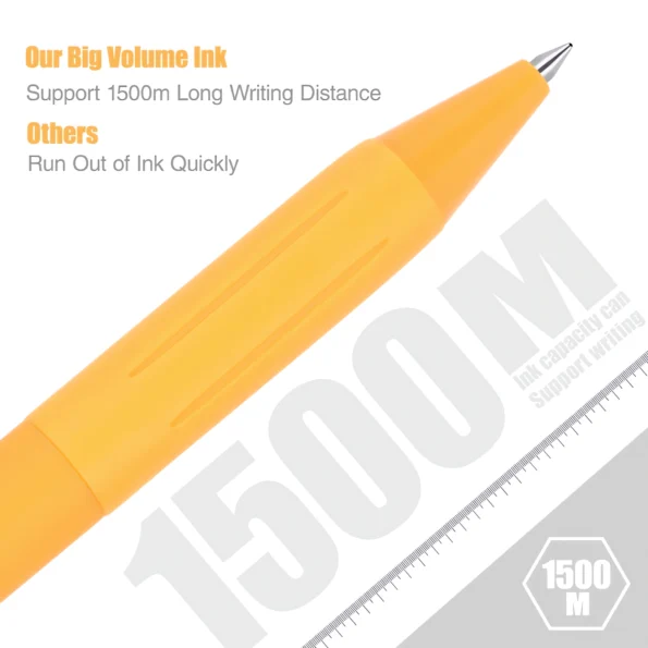 095-Pastel Ballpoint Pens Black Ink Set