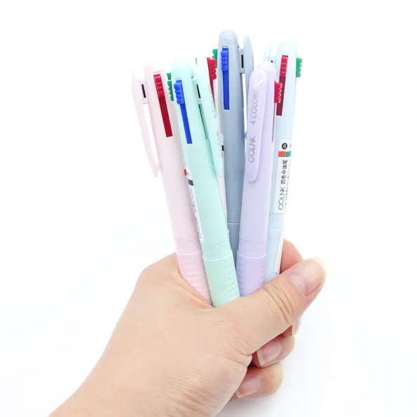 096-Multicolor Ballpoint Pens 4-in-1 Ink Set