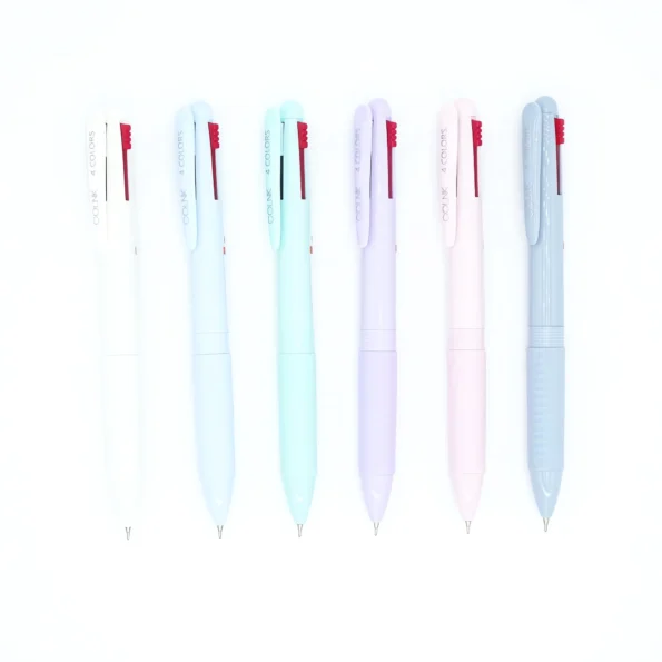 096-Multicolor Ballpoint Pens 4-in-1 Ink Set