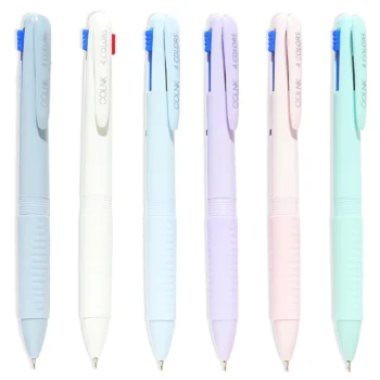 096-Multicolor Ballpoint Pens 4-in-1 Ink Set