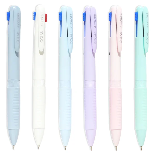 096-Multicolor Ballpoint Pens 4-in-1 Ink Set