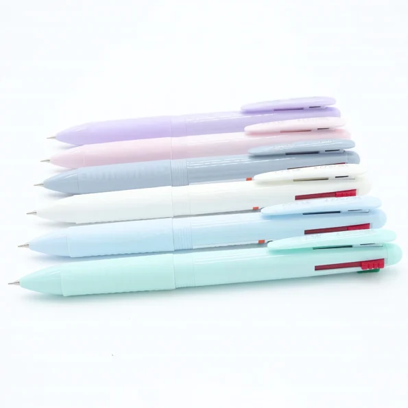 096-Multicolor Ballpoint Pens 4-in-1 Ink Set