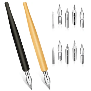 097-Calligraphy Dip Pen Nibs Set for Drawing-yin+jin