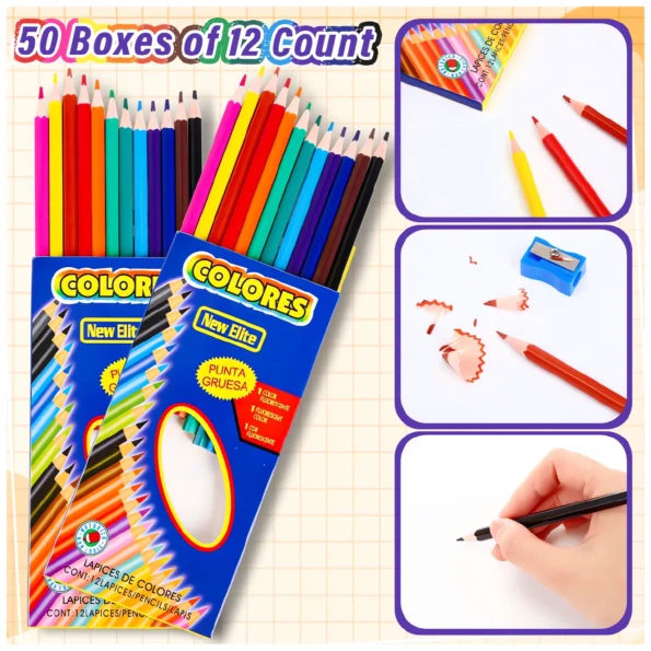 099-Bulk Colored Pencils for Classroom Use
