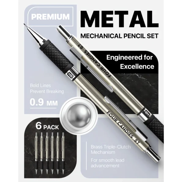 101-metal mechanical pencil set