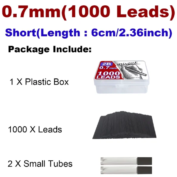 102-Refillable 0.7mm Mechanical Pencil Lead