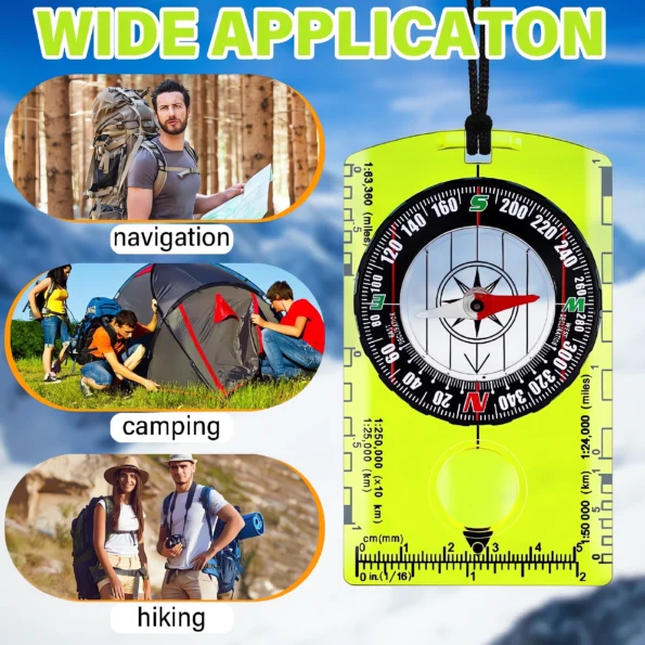 109-acrylic orienteering compass