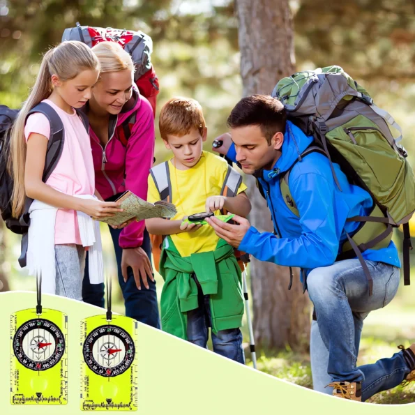 109-acrylic orienteering compass