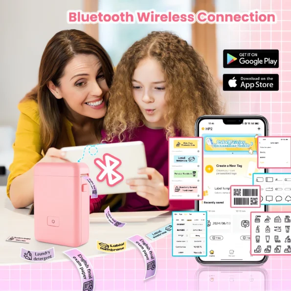 111-Bluetooth portable label maker