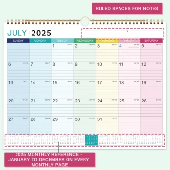 118-2025 to 2026 Wall Calendar