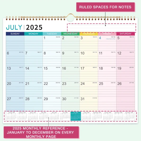 118-2025 to 2026 Wall Calendar
