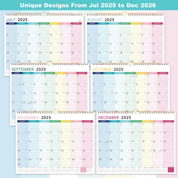 118-2025 to 2026 Wall Calendar