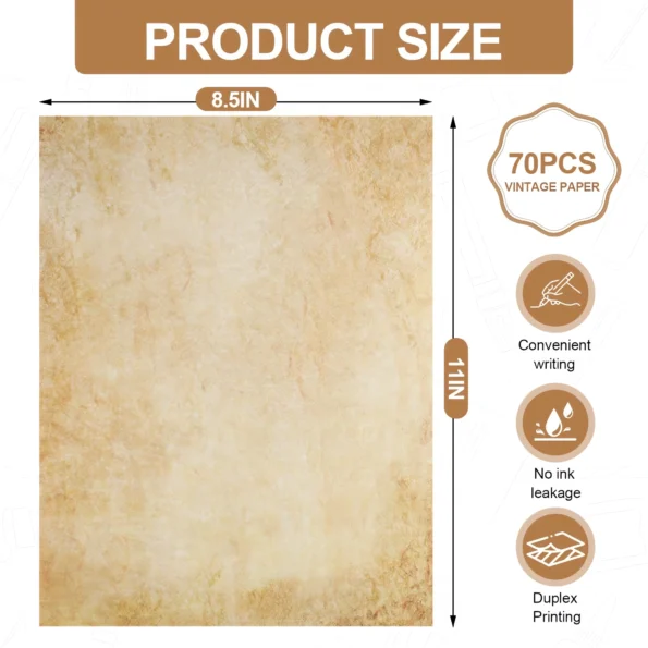 119-Vintage Parchment Paper for Writing and Printing