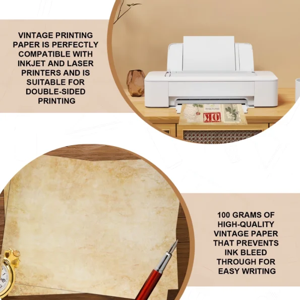 119-Vintage Parchment Paper for Writing and Printing
