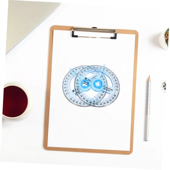 125-Circle Protractor Tool for Drawing