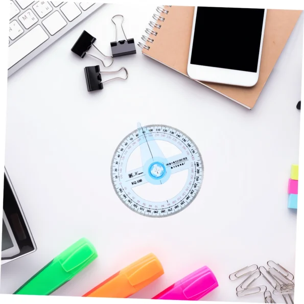 125-Circle Protractor Tool for Drawing