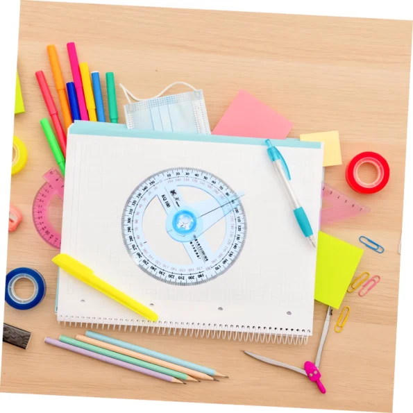 125-Circle Protractor Tool for Drawing