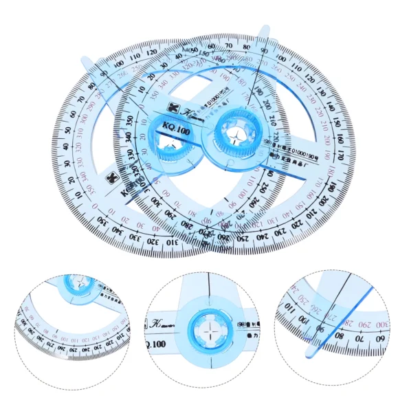 125-Circle Protractor Tool for Drawing