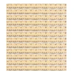 127-Wood Ruler Bulk for Students and Office Use (3)