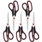 128-Multipurpose Sharp Office Scissors Pack