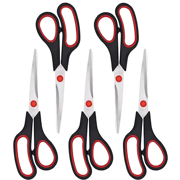 128-Multipurpose Sharp Office Scissors Pack