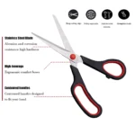 128-Multipurpose Sharp Office Scissors Pack (2)