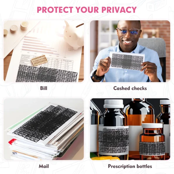 129-identity theft protection roller stamp