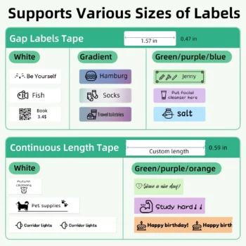 132-portable Bluetooth label maker