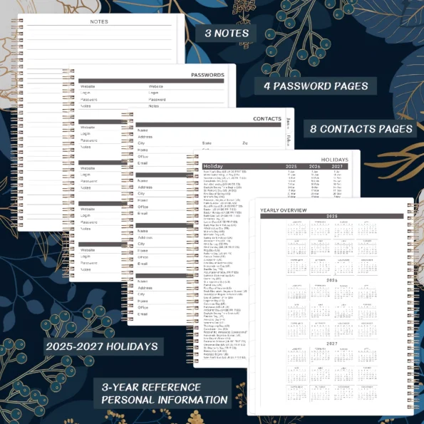 135-monthly planner academic calendar