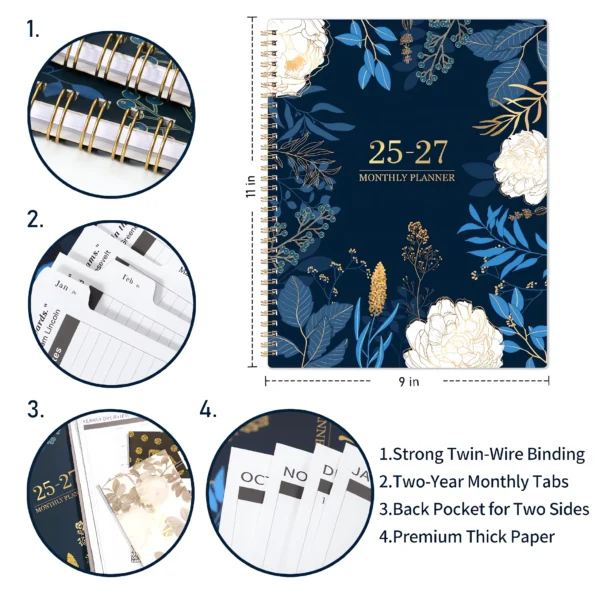 135-monthly planner academic calendar