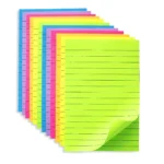 137-lined sticky notes 4x6 super sticky